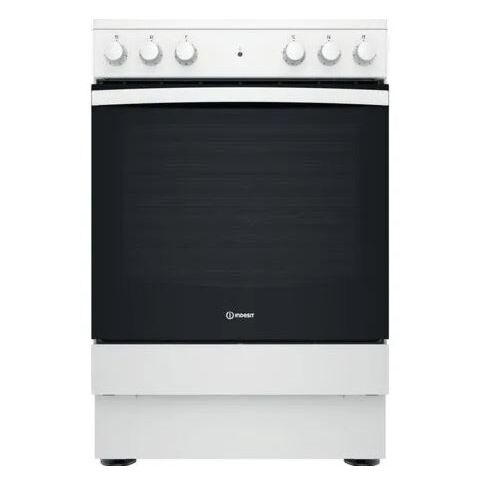 Indesit IS67V5KHW 60Cm White Freestanding Electric Ceramic Cooker